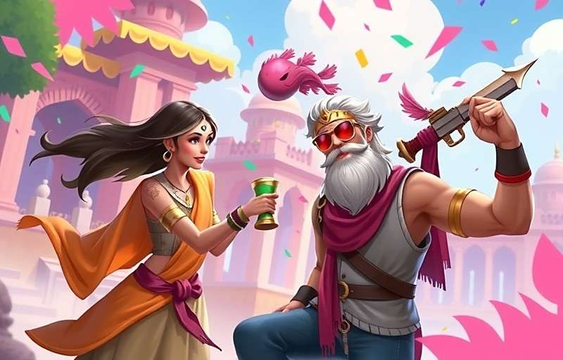 Cumin Hero Adventure Holi Event Cumin Hero Adventure community event during Holi with colorful in-game celebrations